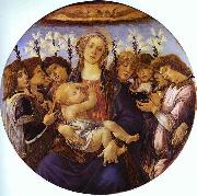 Sandro Botticelli, Madonna and Child with Eight Angels